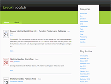 Tablet Screenshot of breaktrycatch.com